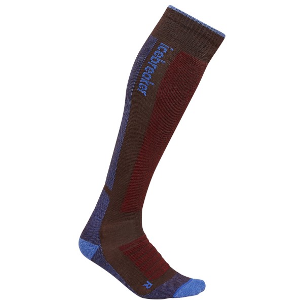 Image of Icebreaker - Merino Ski+ Medium OTC - Skisocken Gr L;M;S;XL blau;braun;rot;schwarz/grau