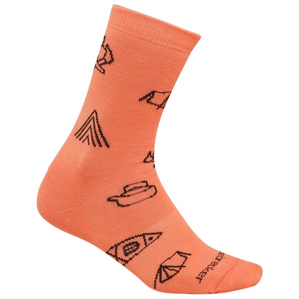 Image of Icebreaker - Women"s Merino Lifestyle UL Crew Camp Essentials - Multifunktionssocken Gr M rot/rosa'