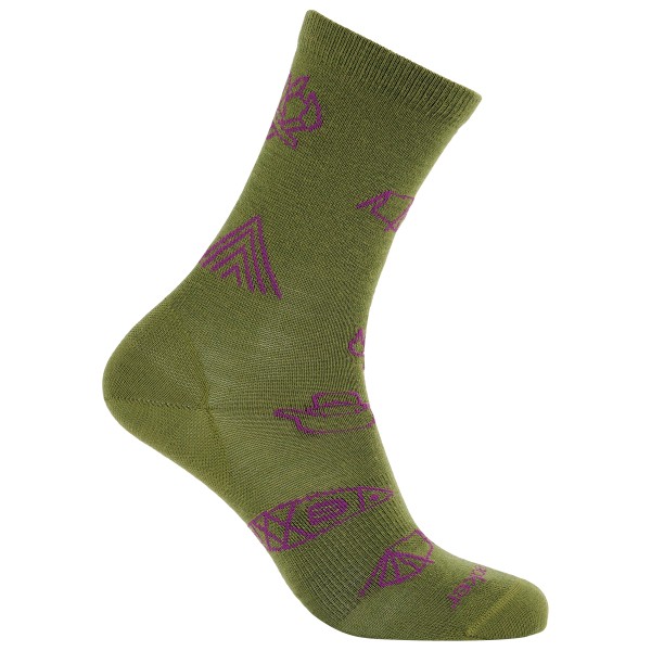 Image of Icebreaker - Women"s Merino Lifestyle UL Crew Camp Essentials - Multifunktionssocken Gr L;M;S blau;rot/rosa'