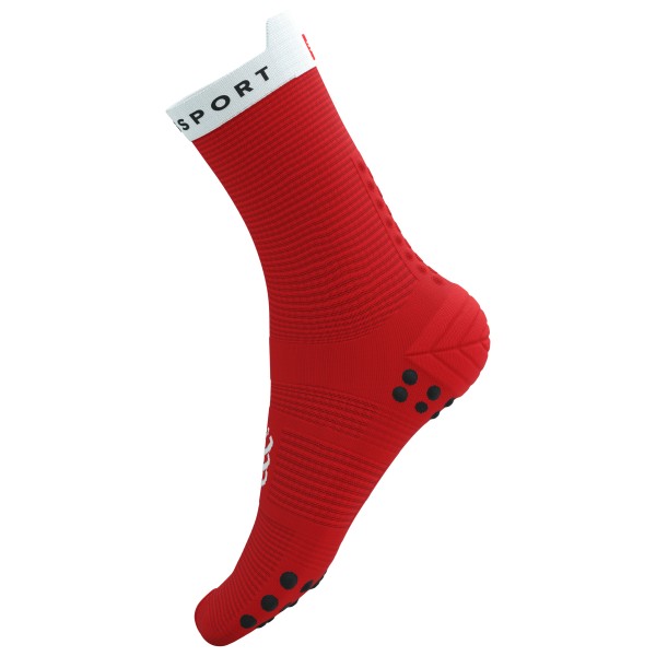 Image of Compressport - Pro Racing Socks V4.0 Run High - Laufsocken Gr T3 - EU: 42-44 rot