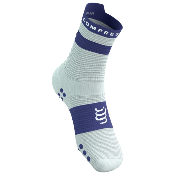 Compressport – Pro Racing Socks V4.0 Run High – Hardloopsokken maat T3 – -44, Grijs