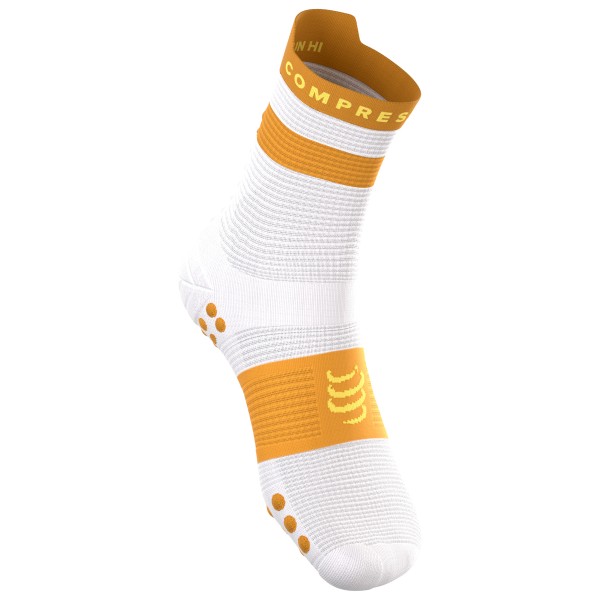 Compressport Pro Racing Socks V4.0 Run High Hardloopsokken T4 Wit