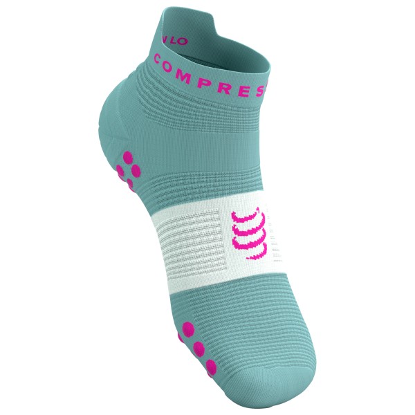 Compressport Pro Racing Socks V4.0 Run Low Laufsocken (Größe T4 - EU 45-48 |türkis)