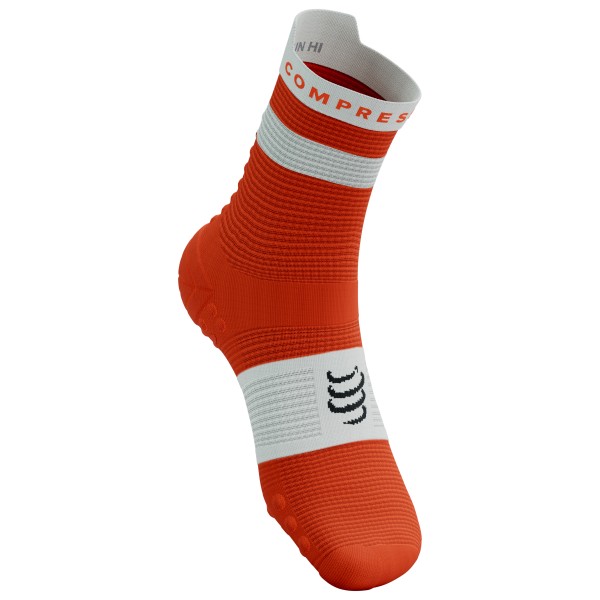 Laufsocken Compressport Pro Racing Socks V4.0 Run Low (Gr T2 - EU 39-41 |rot)