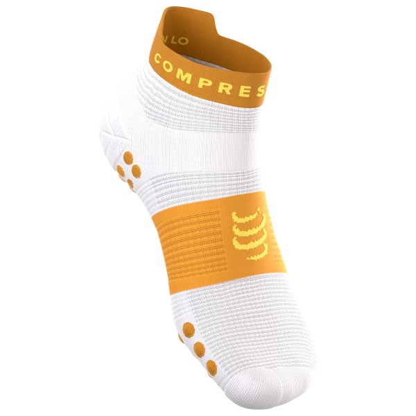 Compressport Pro Racing Socks V4.0 Run Low Hardloopsokken T3 Wit