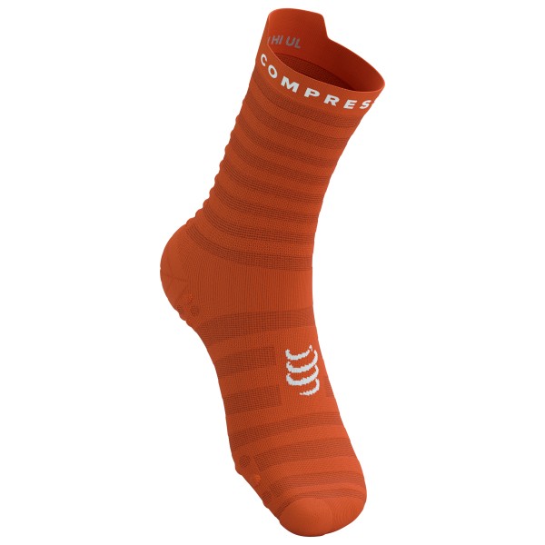 Image of Compressport - Pro Racing Socks V4.0 Ultralight Run High - Laufsocken Gr T3 - EU: 42-44 rot