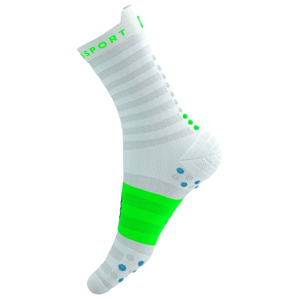 Compressport Pro Racing Socks V4.0 Ultralight Run High Laufsocken Roadrunning (Gr T2 - EU 39-41 |grau)