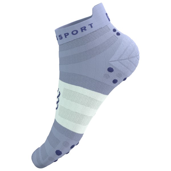 Compressport Pro Racing Socks V4.0 Ultralight Run Low Laufsocken (Größe T4 - EU 45-48 |grau)