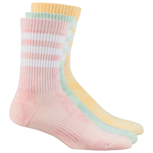 Image of adidas - 3-Stripes Stonewash Crew 3-Pack - Multifunktionssocken Gr L rosa