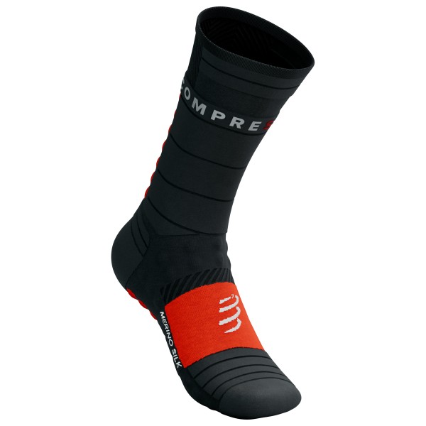 Compressport Pro Racing Socks Winter Run Hardloopsokken T1 Zwart