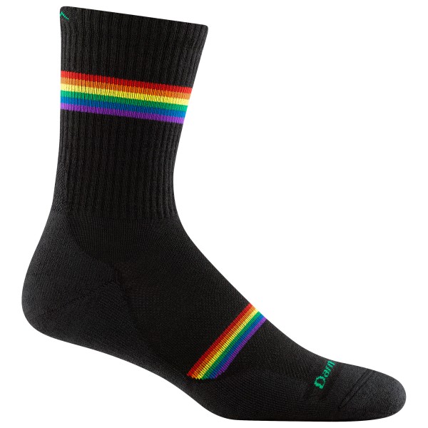 Image of Darn Tough - Prism Crew Lightweight w. Cushion - Laufsocken Gr L;M;XL schwarz
