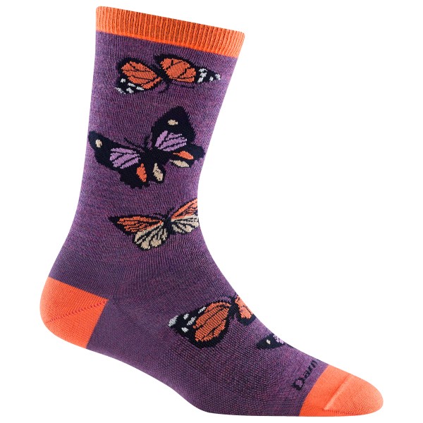 Image of Darn Tough - Women"s Flutter Crew Lightweight - Merinosocken Gr L;M;S grau;lila'