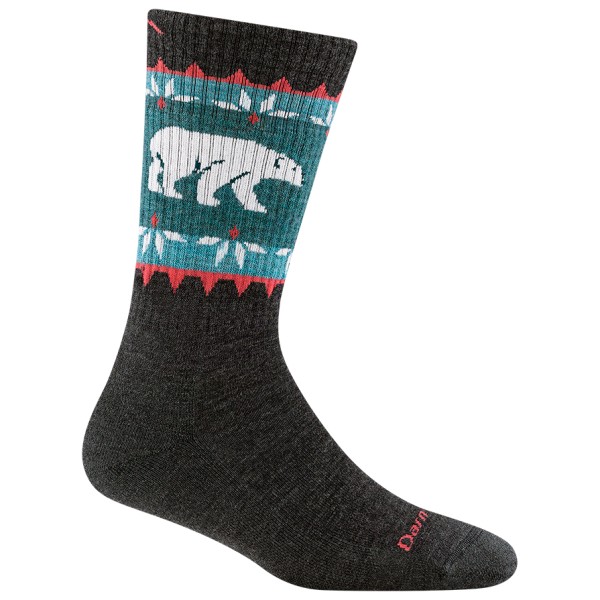 Image of Darn Tough - Women"s Vanna Grizzle Boot Sock MW w. Cushion - Wandersocken Gr L schwarz'