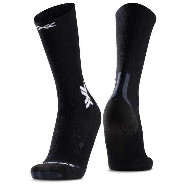 Image of X-Socks - Run Discover Merino Crew - Laufsocken Gr 35-38 schwarz