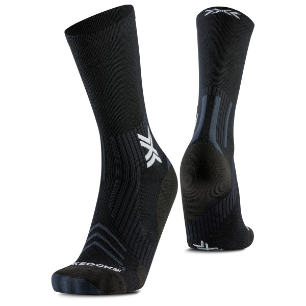 Image of X-Socks - Run Expert Silk Merino Crew - Laufsocken Gr 35-38 schwarz