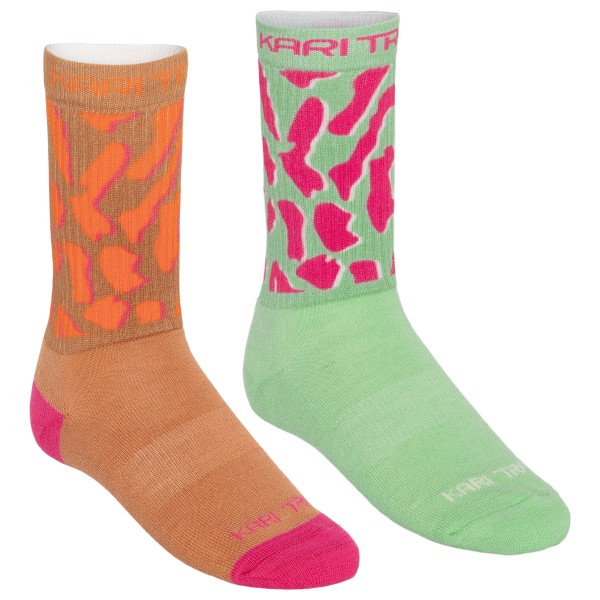 Image of Kari Traa - Women"s Puffin Sock 2 Pack - Merinosocken Gr 38-39 bunt'