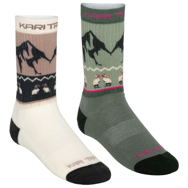 Image of Kari Traa - Women"s Puffin Sock 2 Pack - Merinosocken Gr 36-37 weiß'