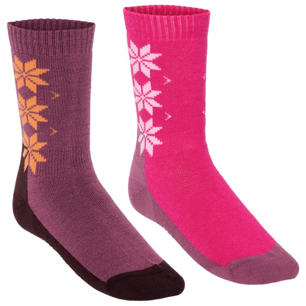 Image of Kari Traa - Women"s Wool Sock 2 Pack - Merinosocken Gr 36-38 rosa/lila'