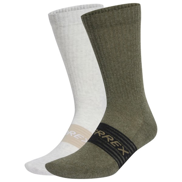 Image of adidas Terrex - Terrex Multi Socks - Wandersocken Gr L - EU: 43-45 oliv
