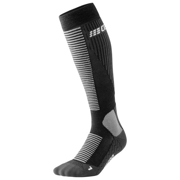 Image of CEP - Cold Weather Compression Socks Tall V2 - Kompressionssocken Gr III schwarz/grau