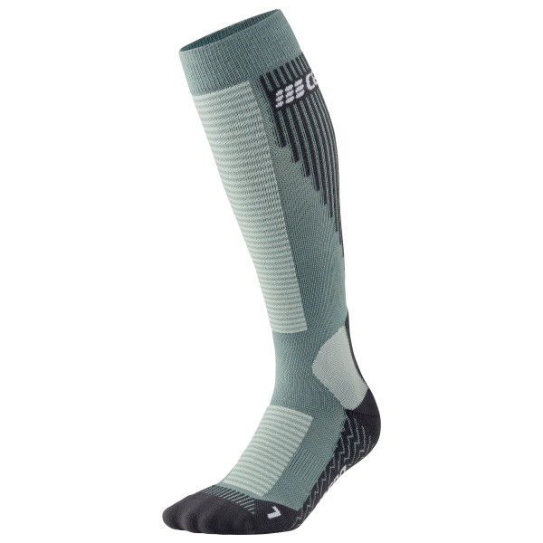 Image of CEP - Touring Compression Socks Skiing Tall V2 - Skisocken Gr III;IV;V braun;grau;schwarz/grau