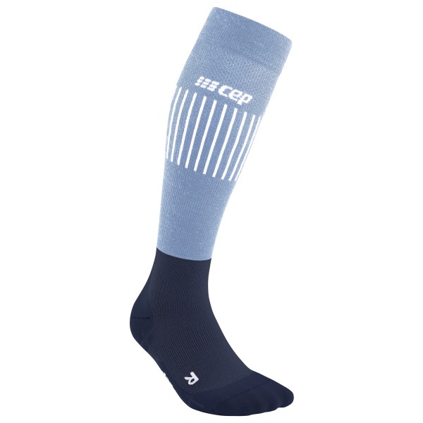 Image of CEP - Ultralight Comp. Socks Skiing Tall V2 - Skisocken Gr III blau
