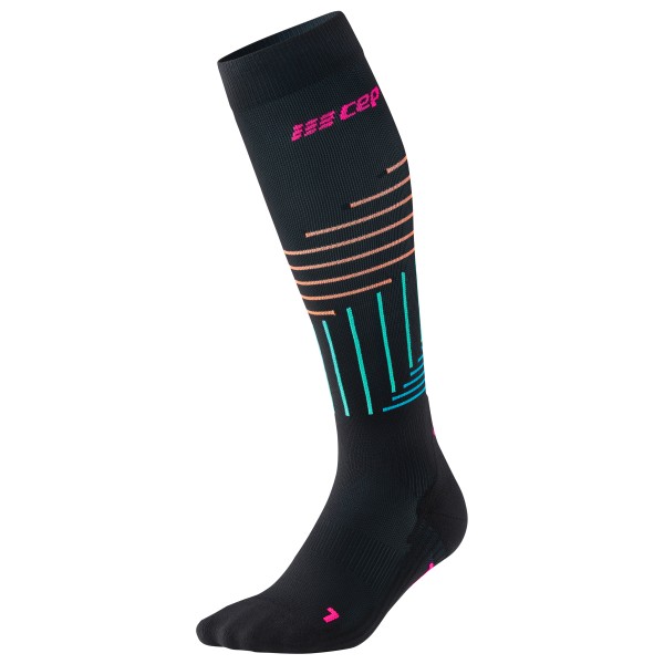 Image of CEP - Women"s The Run Limited 2024.2 Socks Tall - Kompressionssocken Gr II;III;IV beige;schwarz'