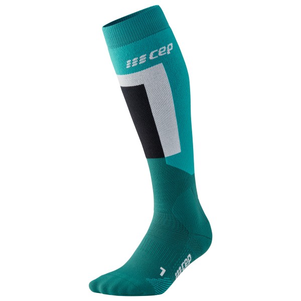 Image of CEP - Women"s Thermo Compression Socks Skiing Tall V3 - Skisocken Gr III türkis'