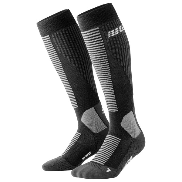 Image of CEP - Women"s Touring Compression Socks Skiing Tall V2 - Skisocken Gr III schwarz/grau'