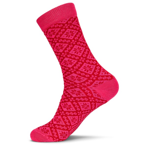 Image of Dale of Norway - Bjorøy Socks - Merinosocken Gr M - 39-42 rot