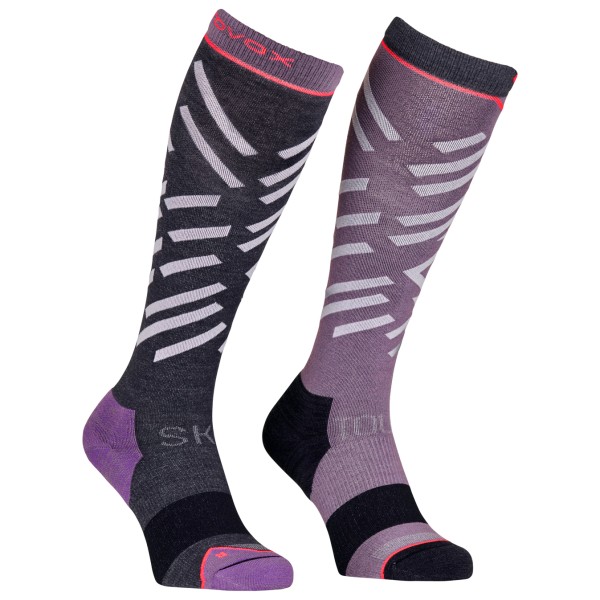 Ortovox Women’s Ski Tour Long Socks Skisokken meerkleurig Multicolor