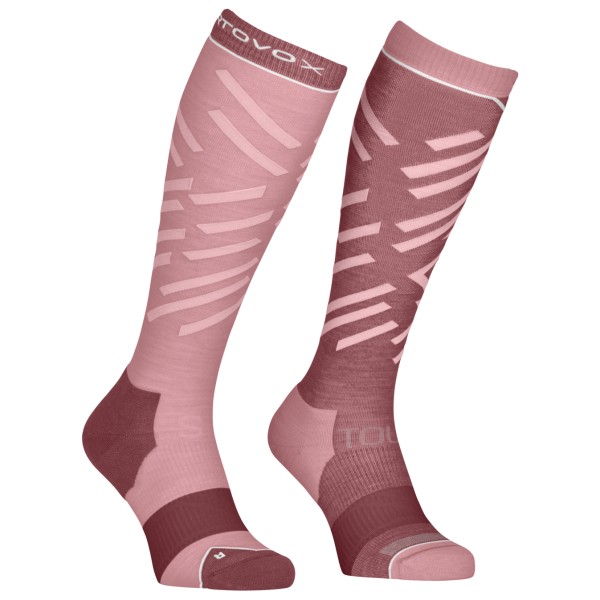 Ortovox Women’s Ski Tour Long Socks Skisokken Roze