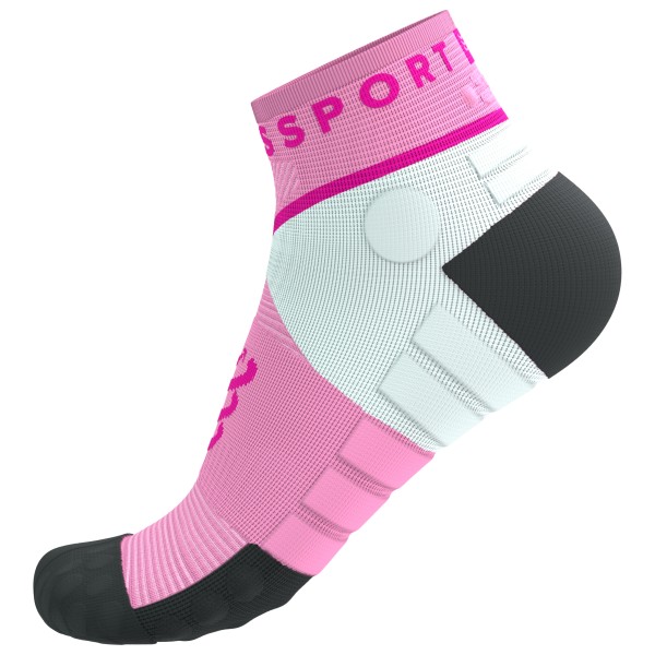Compressport Ultra Trail Low Socks Laufsocken Trailrunning (Gr T1 - EU 35-38 |rosa)