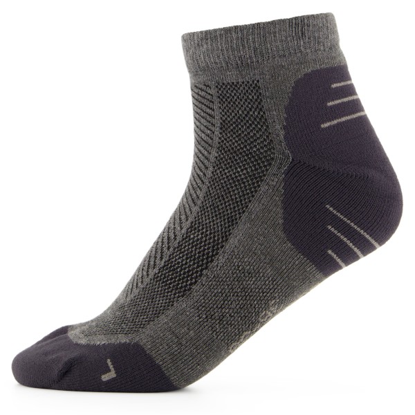 Multifunktionssocken Alpacasocks&Co Lyocell Tech Ankle (Gr 42-45 |grau)