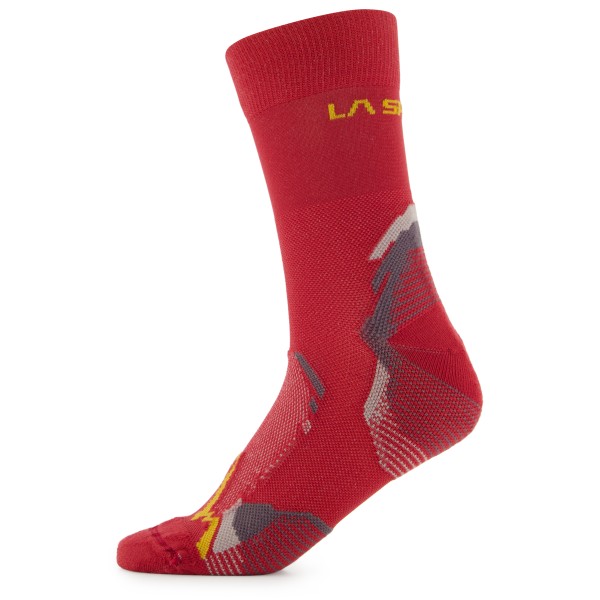 La Sportiva Hike Tech Socks Wandersocken Wandern (Gr 38-40 |rot)