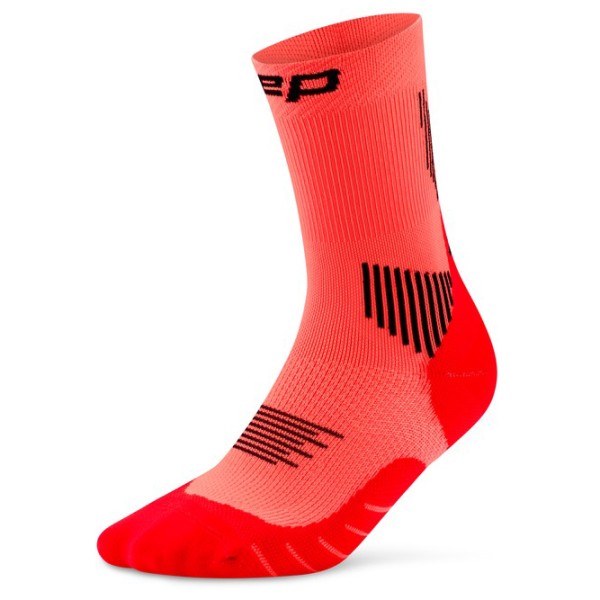 CEP Run Socks Mid Cut 5.0 Laufsocken Damen Trailrunning (Gr IV |rot)