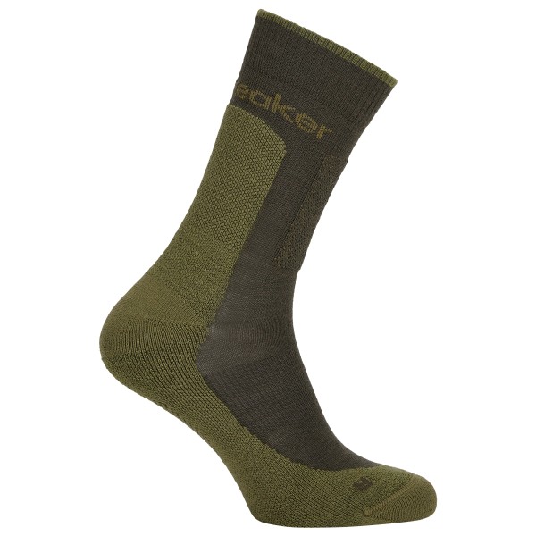 Icebreaker Merino Hike+ Medium Crew Wandelsokken Olijfgroen