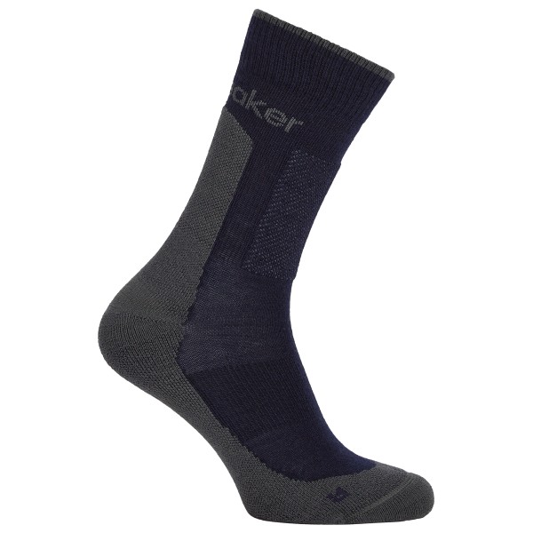 Icebreaker Merino Hike+ Medium Crew Wandelsokken Blauw