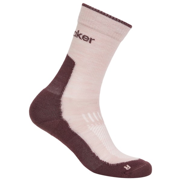 Wandersocken Icebreaker Merino Hike+ Light Crew Damen (Gr 41-43 |rosa)