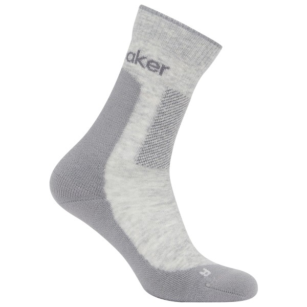Icebreaker Merino Hike+ Medium Crew Wandersocken Damen Wandern (Gr 38-40 |grau)
