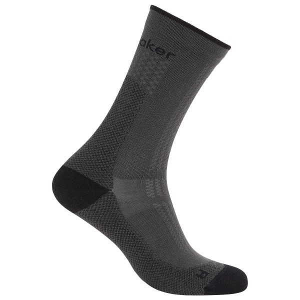 Icebreaker Women’s Merino Hike+ Ultralight Crew Wandelsokken Grijs