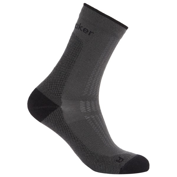 Icebreaker - Women's Merino Hike+ Ultralight Quarter - Wandersocken 41-43 grau