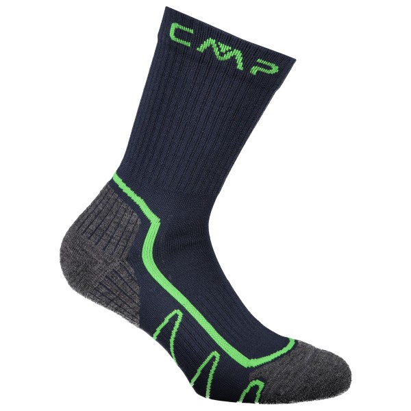 Wandersocken CMP Trekking Sock Poly Mid Kinder (Gr 34-36 |blau)