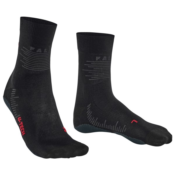 Falke RU True Motion Laufsocken (Gr 44-45 |schwarz)