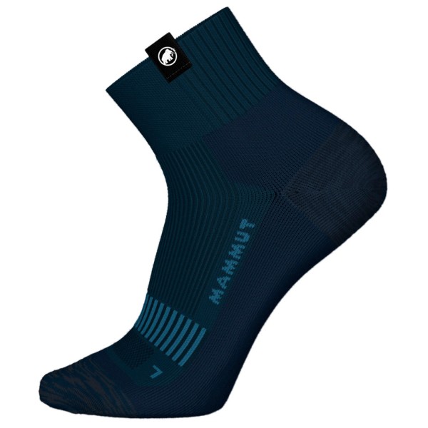 Mammut Hiking Full Cushion Quarter Wandersocken (Größe 36-38 |blau)