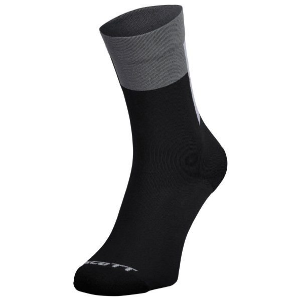 Scott - Block Stripe Crew - Radsocken 36-38 - S schwarz