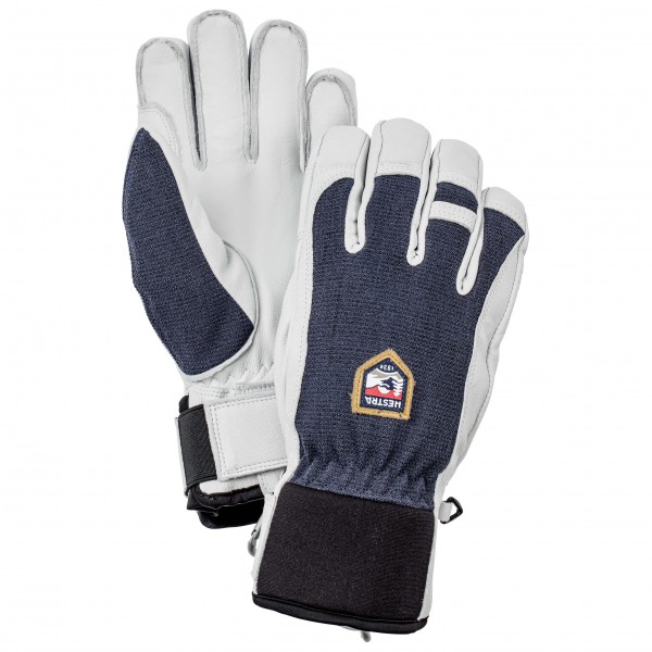 Hestra Army Leather Patrol 5 Finger Handschoenen Grijs