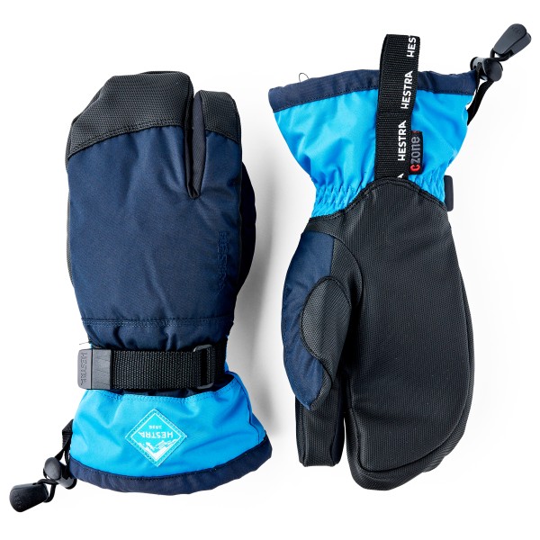 Hestra Kid’s Gauntlet CZone Finger Handschoenen Blauw