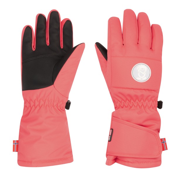 Trollkids - Kid's Narvik Glove - Handschuhe Gr 7 - 13-14 Years rot