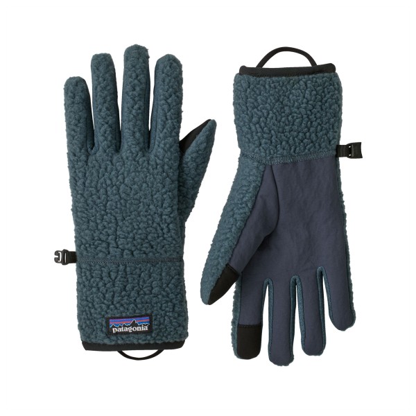 Patagonia Retro Pile Gloves Handschoenen Blauw